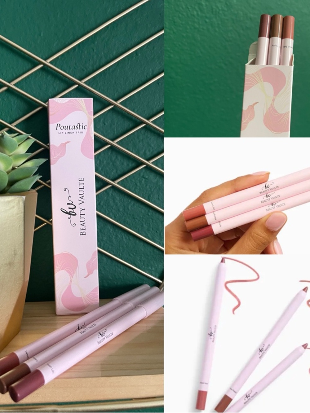 Beauty Vaulte Poutastic Lip Liner Trio